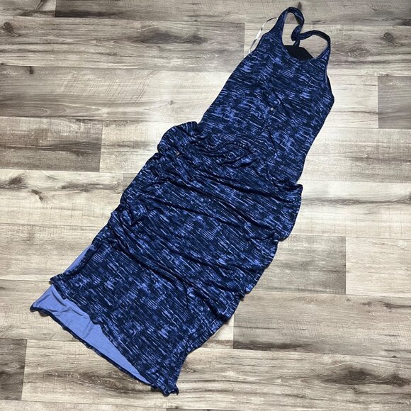 Athleta Cressida Maxi Athletic Sleeveless Dress Blue Women’s Size XS - Picture 1 of 8